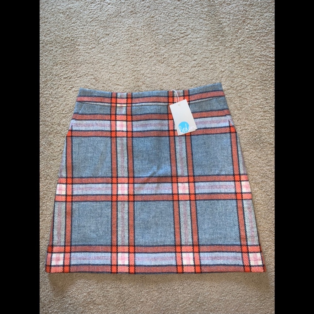 Boden 100% wool miniskirt